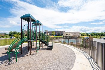 Playground with soft surface
